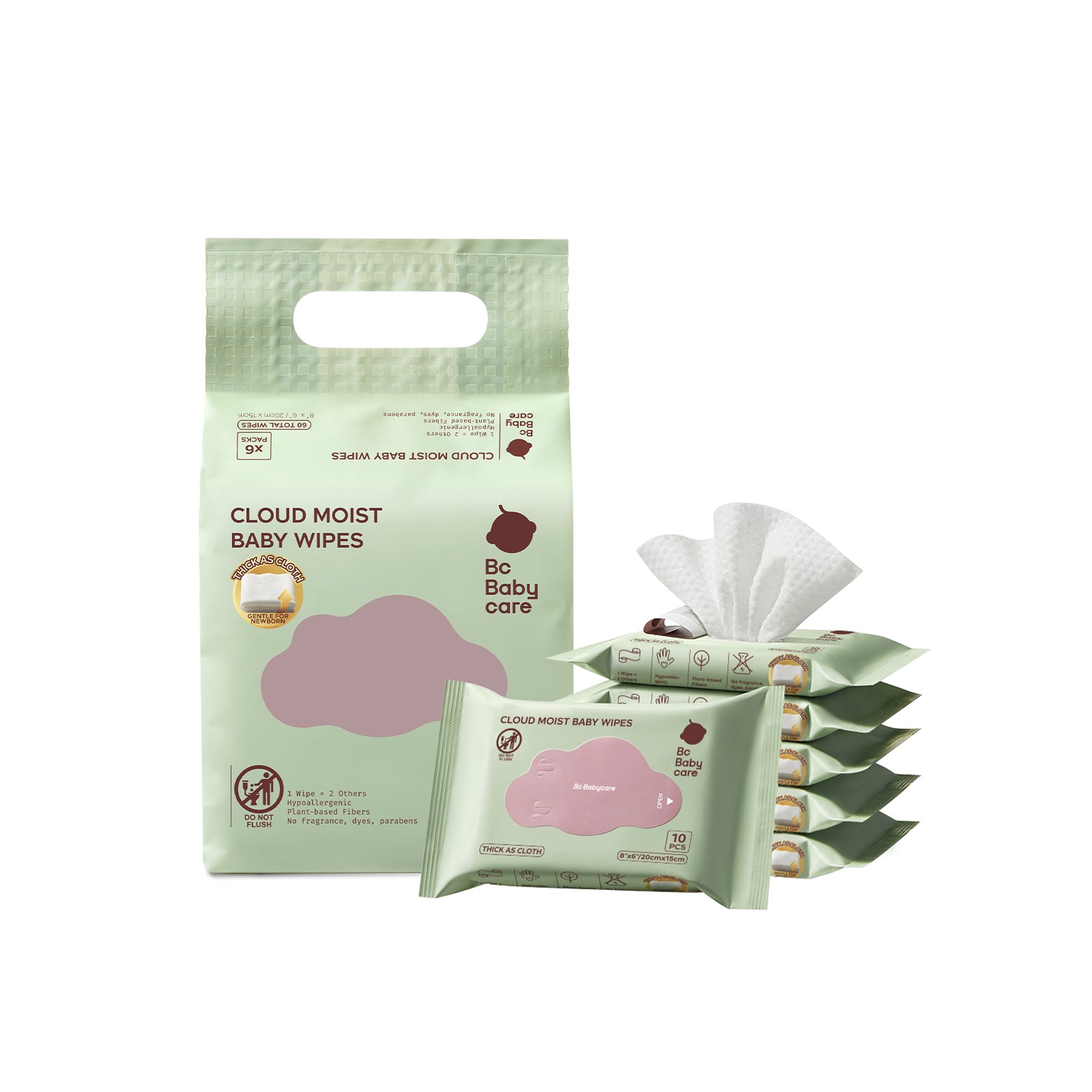 Pack_6 Packs × 10 Wipes | 
