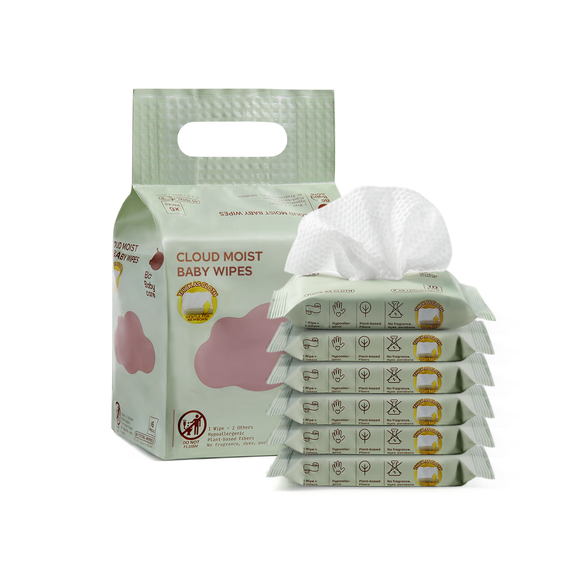 Cloud Moist Baby Wipes