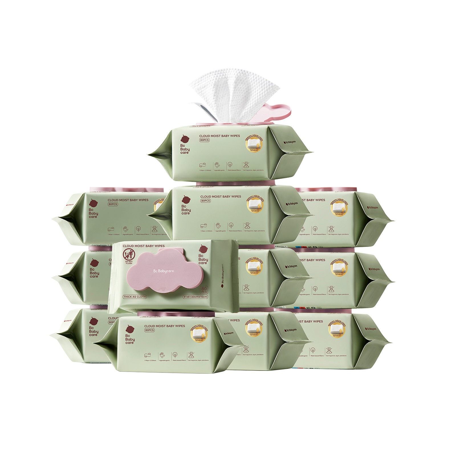Pack_12 Packs × 80 Wipes | 