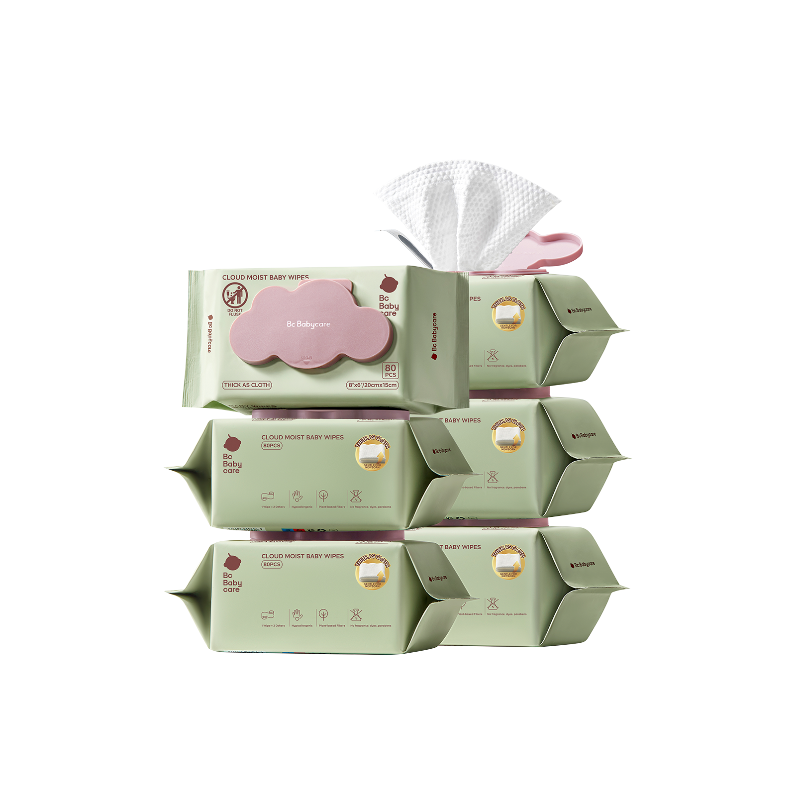 Pack_6 Packs × 80 Wipes | 