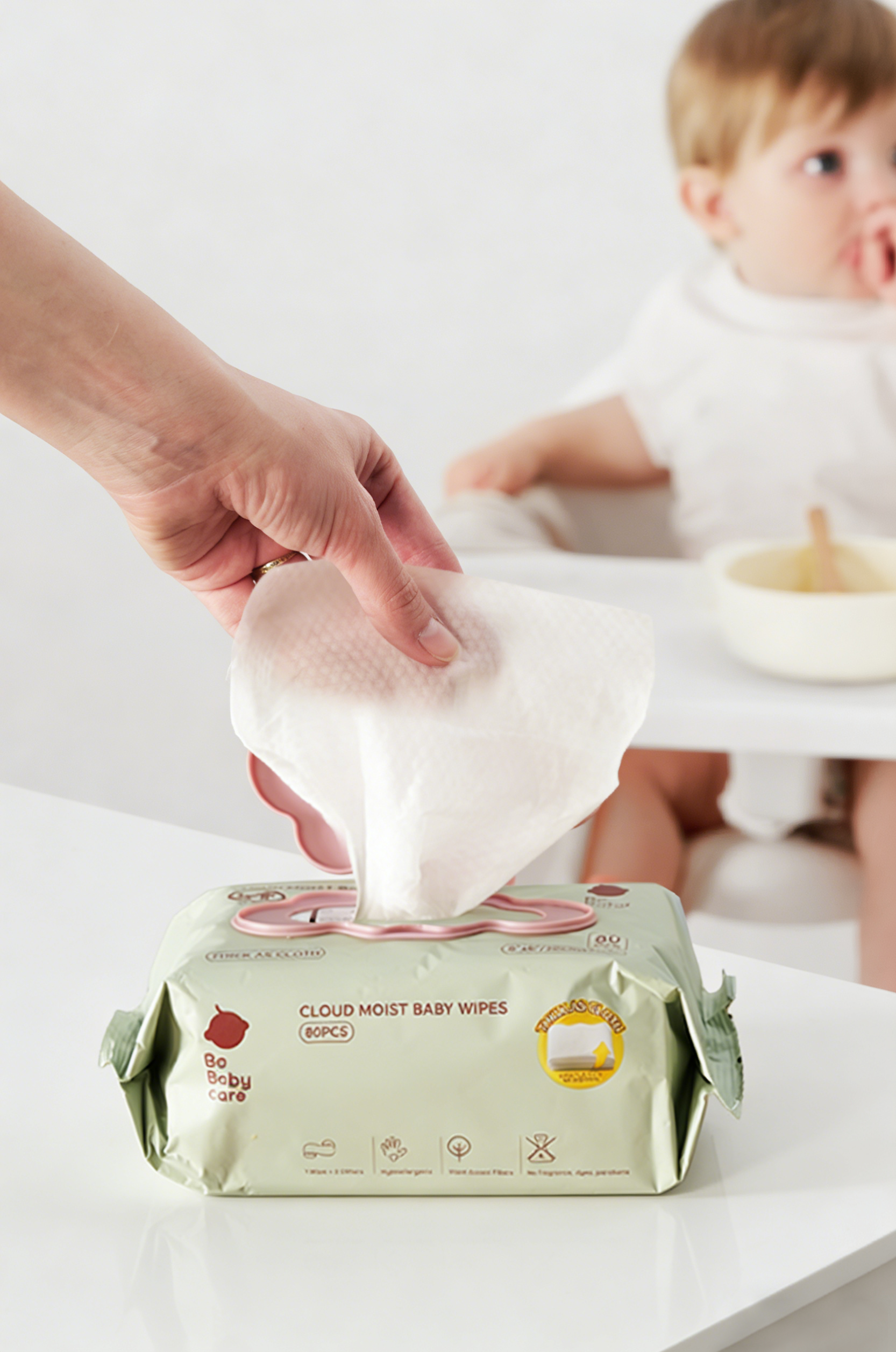 Wipe Tissue Hypoallergenic Baby Wipes & Tissues - Bc Babycare