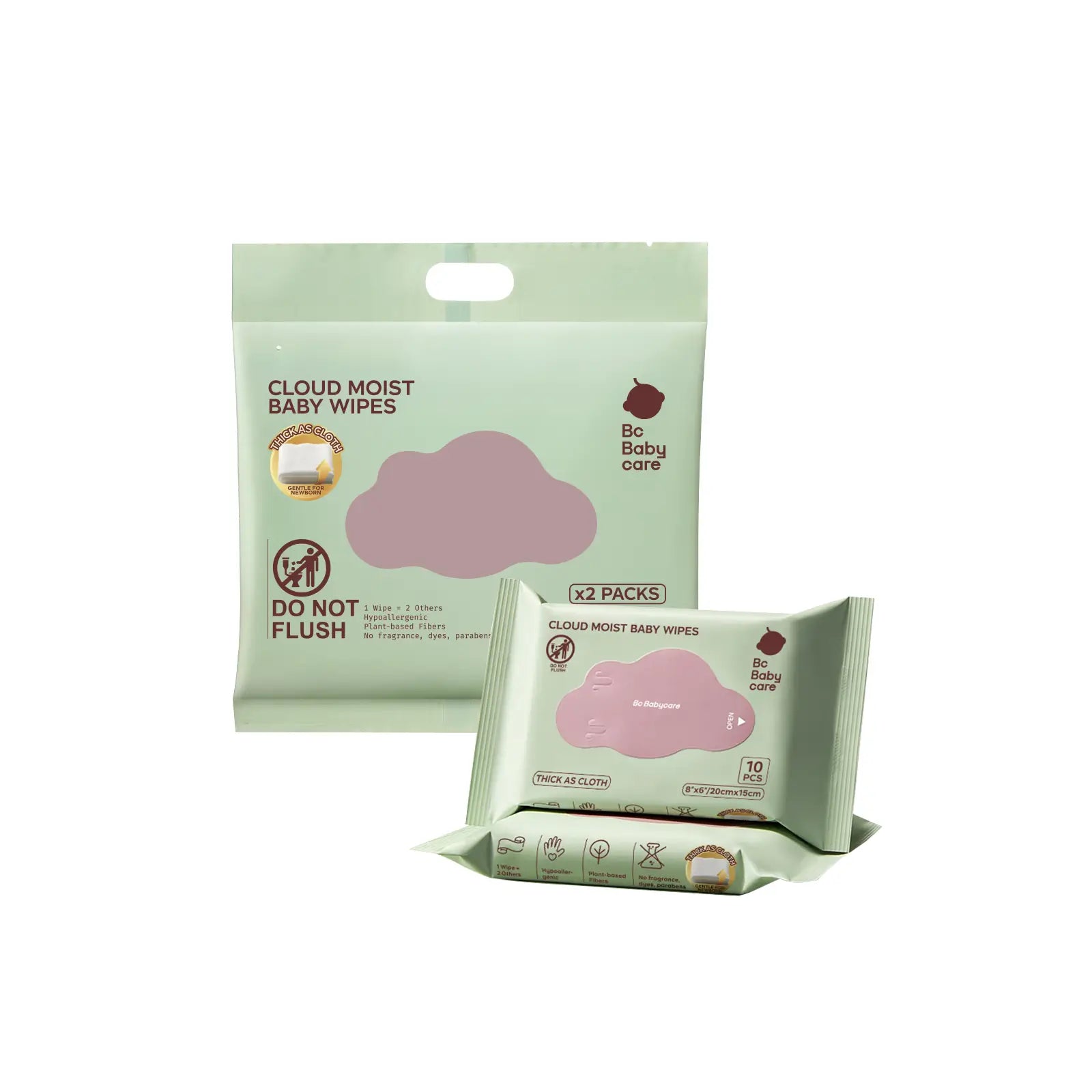 Cloud Moist Baby Wipe